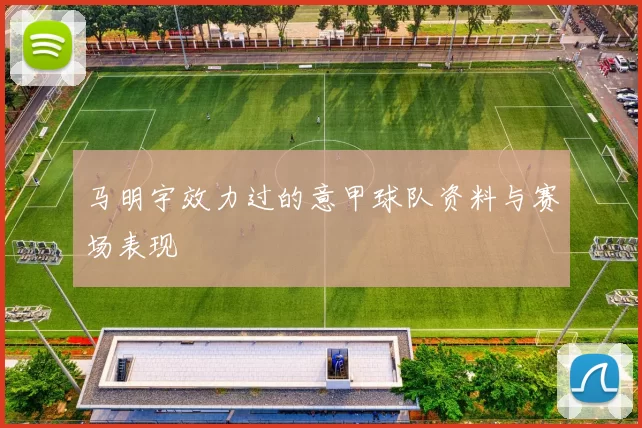 马明宇效力过的意甲球队资料与赛场表现