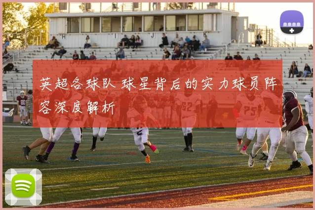 英超各球队 球星背后的实力球员阵容深度解析